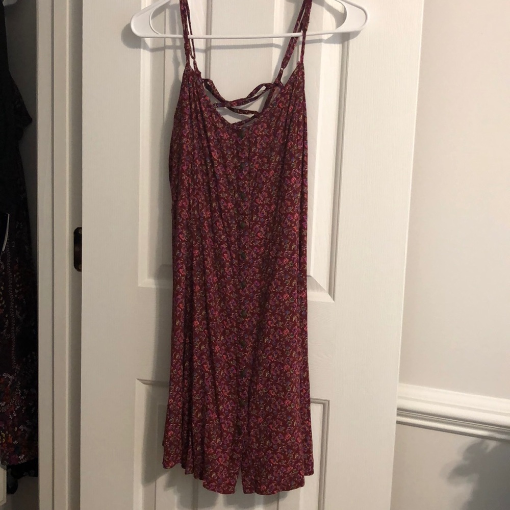 Red Floral Dress
